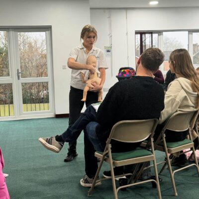 Baby Resuscitation Course in action