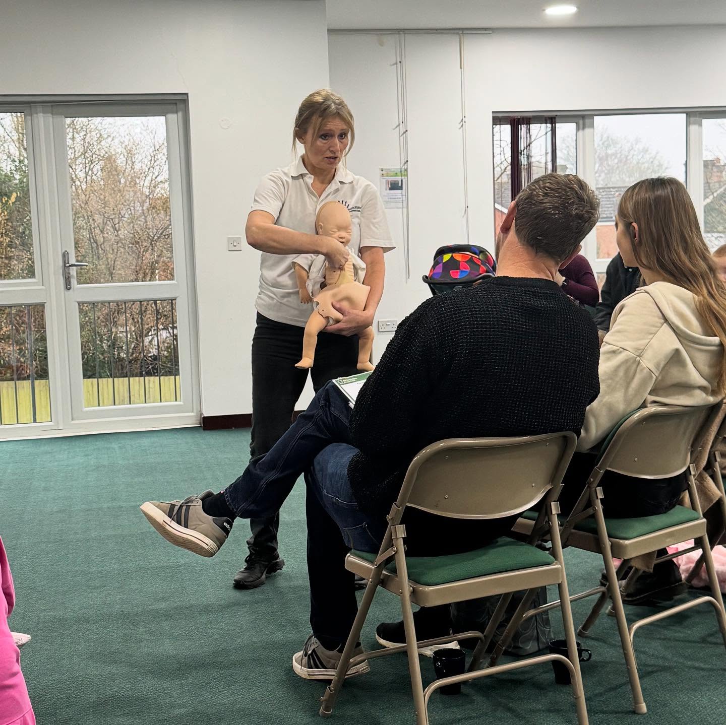 Baby Resuscitation Course in action